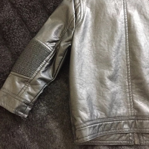 Urban Republic Faux Boy Leather Jacket - Picture 6 of 8